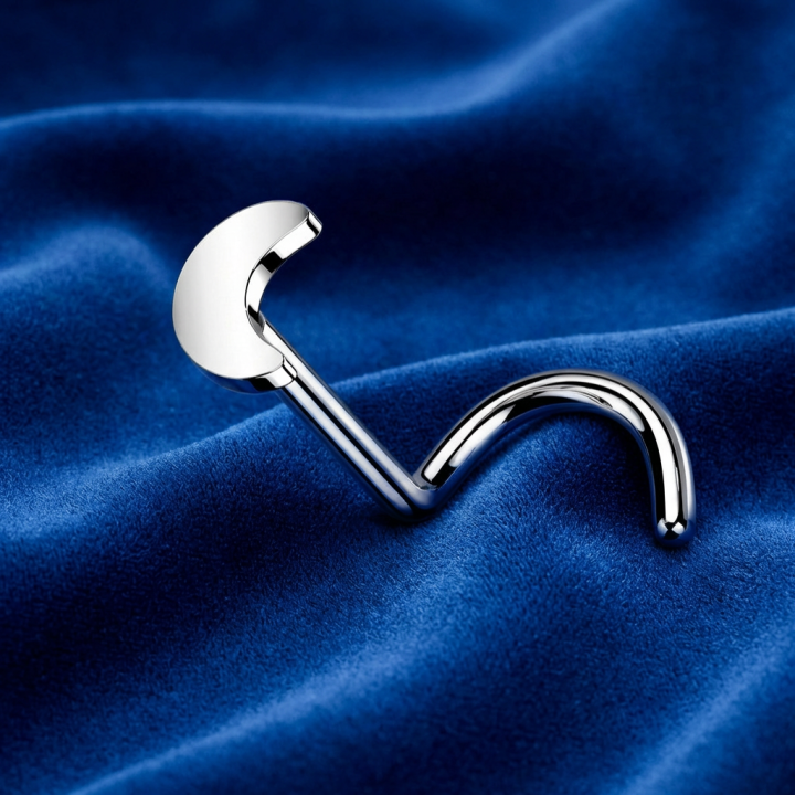 Lunaris | Piercing Nez Lune Titane ASTM F136 Design Croissant