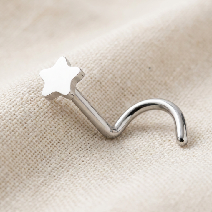 Stellaris | Piercing Nez Étoile Titane ASTM F136 Minimaliste