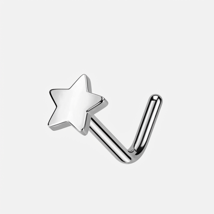 Stella | Piercing Nez Étoile Titane ASTM F136 Minimaliste