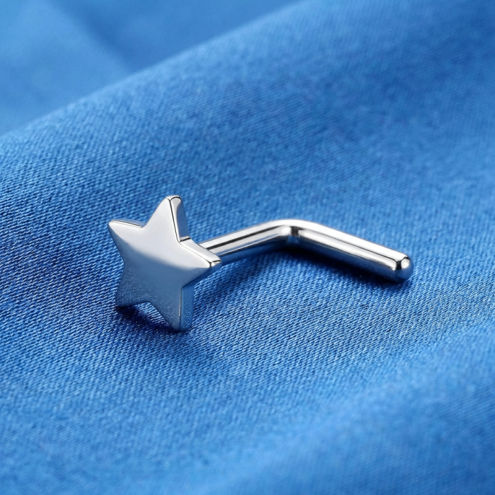 Stella | Piercing Nez Étoile Titane ASTM F136 Minimaliste