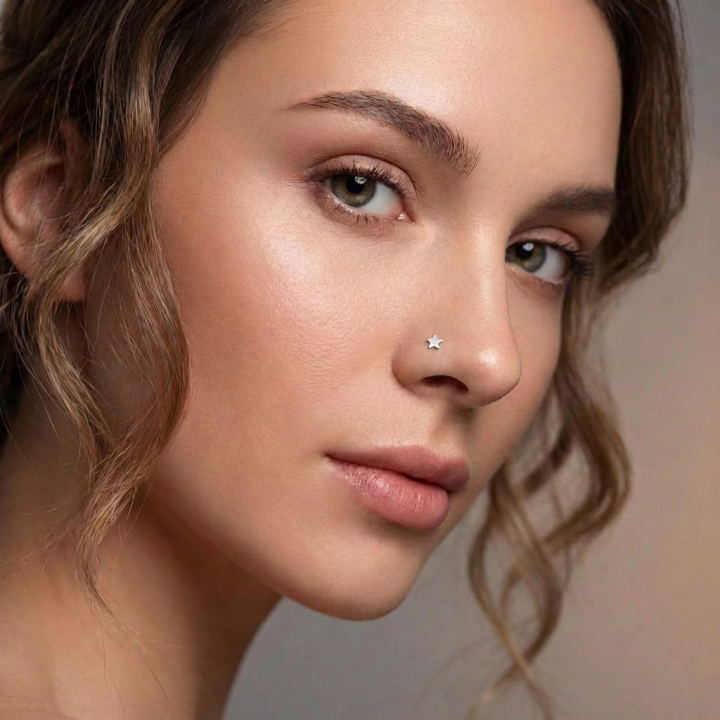 Stella | Piercing Nez Étoile Titane ASTM F136 Minimaliste