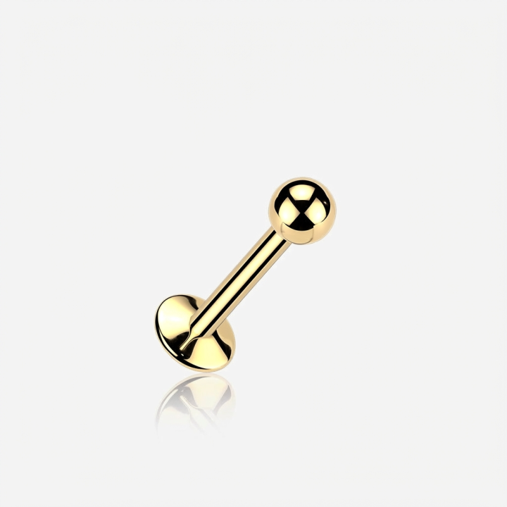Callista | Piercing Hélix Tragus Titane ASTM F136 Doré PVD – 6, 8, 10 mm